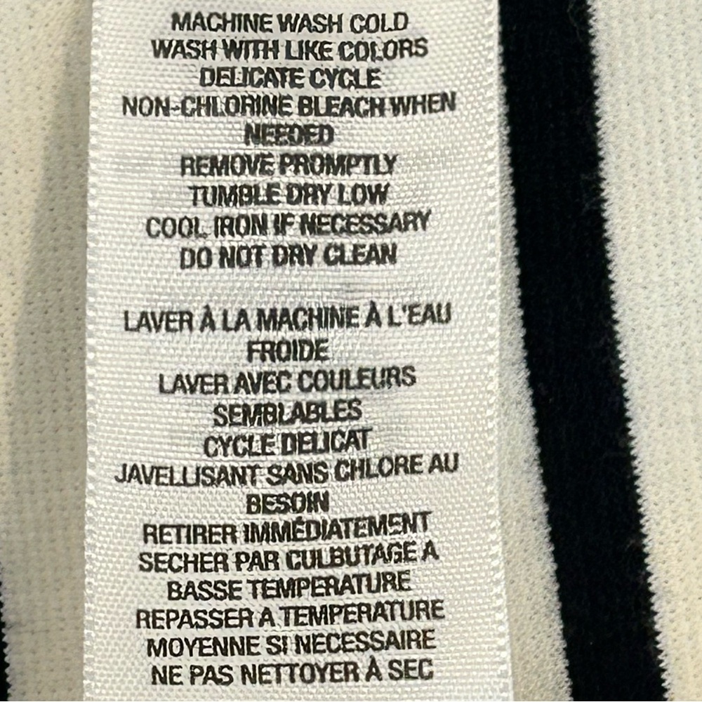 Juicy Couture Stripe Black & White Y2K Bling Dress Full Back Zipper XS - Picture 10 of 11